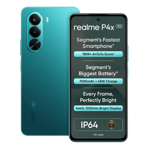 Realme P4X 5G (Lake Green, 6GB+128GB)