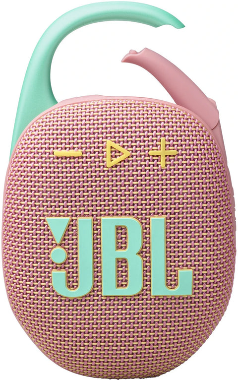 JBL Clip 5 Wireless 7W Bluetooth Speaker, Pink
