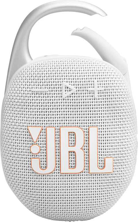 JBL Clip 5 Wireless 7W Bluetooth Speaker, White
