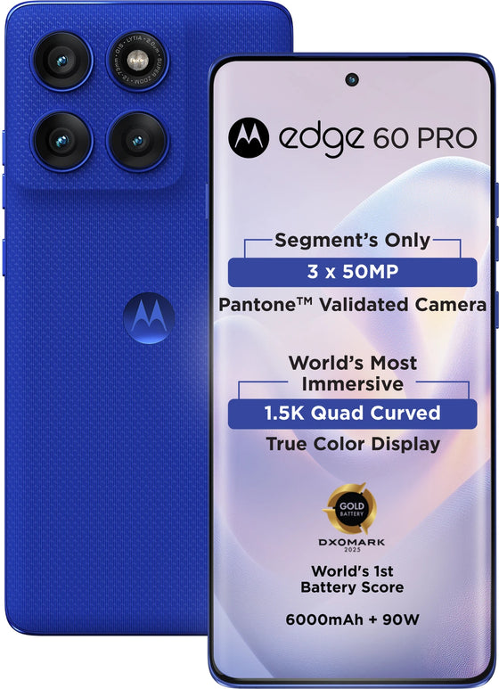 Motorola Edge 60 Pro Dazzling Blue, 12GB + 256GB