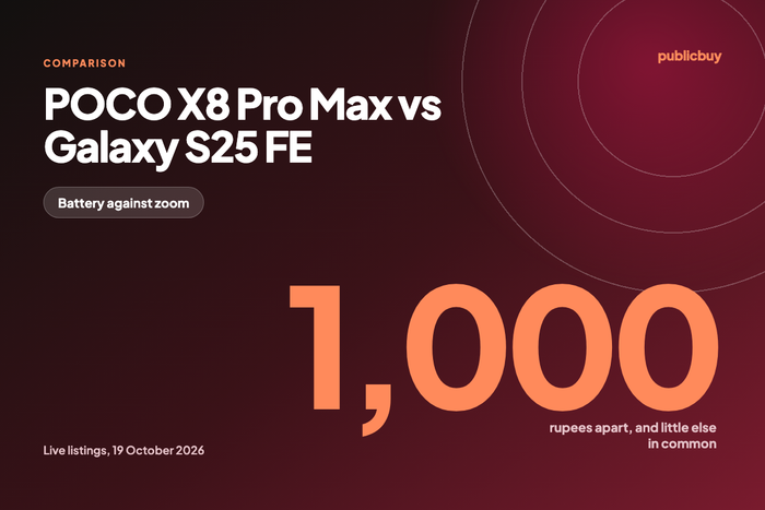 POCO X8 Pro Max vs Galaxy S25 FE