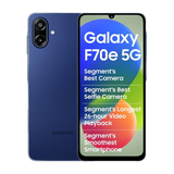 Samsung Galaxy F70e 5G Spotlight Blue, 4GB + 128GB