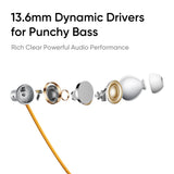 realme Buds Wireless 5 ANC Neckband 38H Playback Dawn Silver