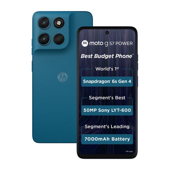Motorola G57 Power 5G (Corsair, 8GB+128GB Storage)