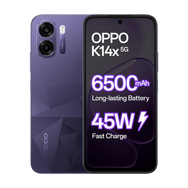 OPPO K14X 5G (Prism Violet, 4GB+128GB)