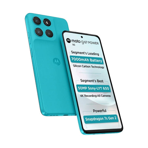 Motorola G67 Power 5G (Curacao Blue, 8GB+128GB)