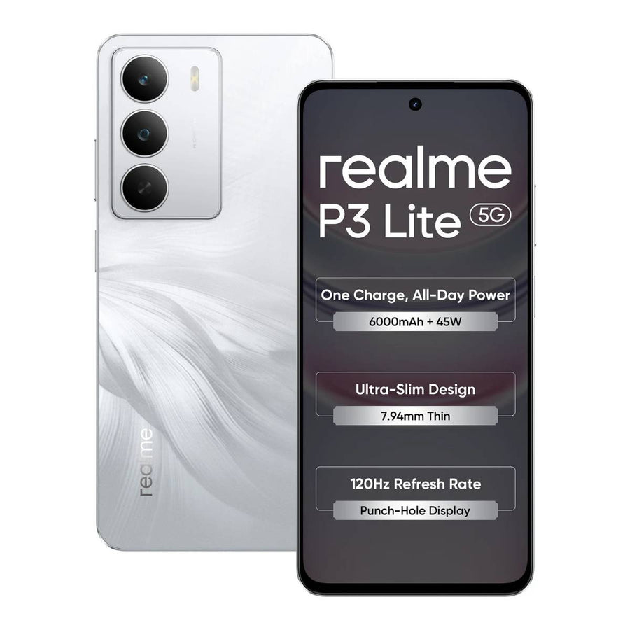 realme P3 Lite 5G Lily White, 4GB+128GB