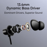 realme Buds Wireless 3 Neo Neckband 13.4mm Bass Black