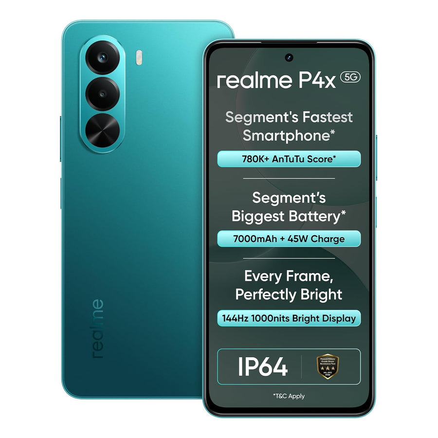 Realme P4X 5G (Lake Green, 6GB+128GB)