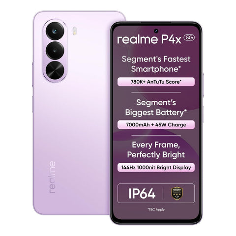 Realme P4X 5G (Elegant Pink, 6GB+128GB)