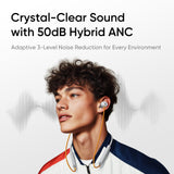 realme Buds Wireless 5 ANC Neckband 38H Playback Dawn Silver