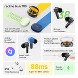 realme Earbuds T110 (Punk Black)