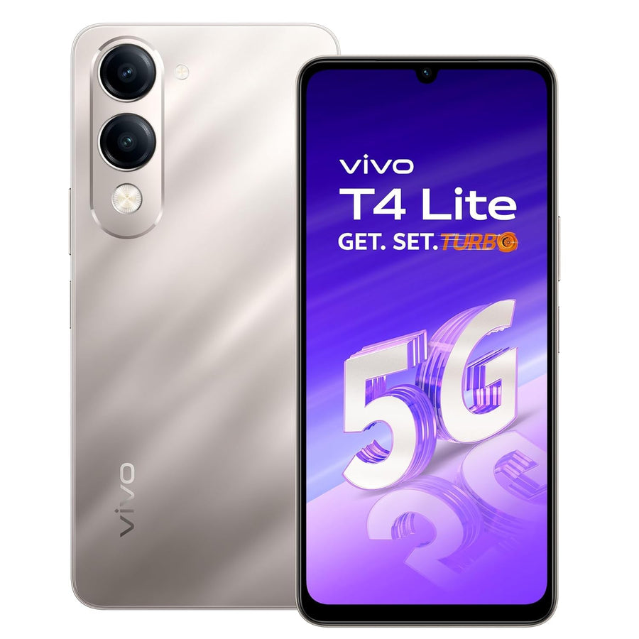 Vivo T4 Lite 5G (Titanium Gold, 4GB+128GB)