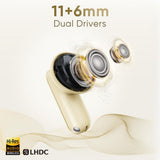 realme Buds Air 8 ANC Earbuds 58H Playtime Master Gold