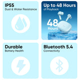 realme Buds T200x Moonlight White