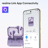 realme Buds Air7 Earbuds ANC 52H Playback Lavender Purple