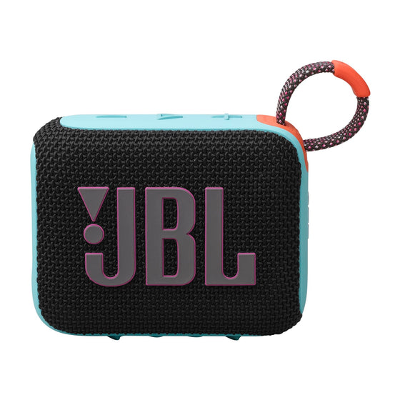 JBL Go 4 Wireless Bluetooth Speaker, Black & Orange