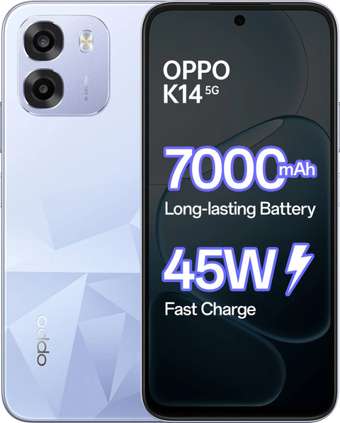 Oppo K14 5G Icy Blue, 6GB + 128GB