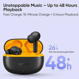 realme Buds T200 Lite Earbuds 48H Playback Aurora Purple