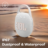 JBL Clip 5 Wireless 7W Bluetooth Speaker, White