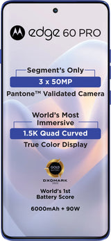 Motorola Edge 60 Pro Dazzling Blue, 8GB + 256GB