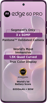 Motorola Edge 60 Pro Sparkling Grape, 12GB + 256GB