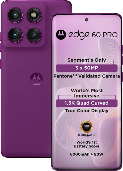 Motorola Edge 60 Pro Sparkling Grape, 12GB + 256GB