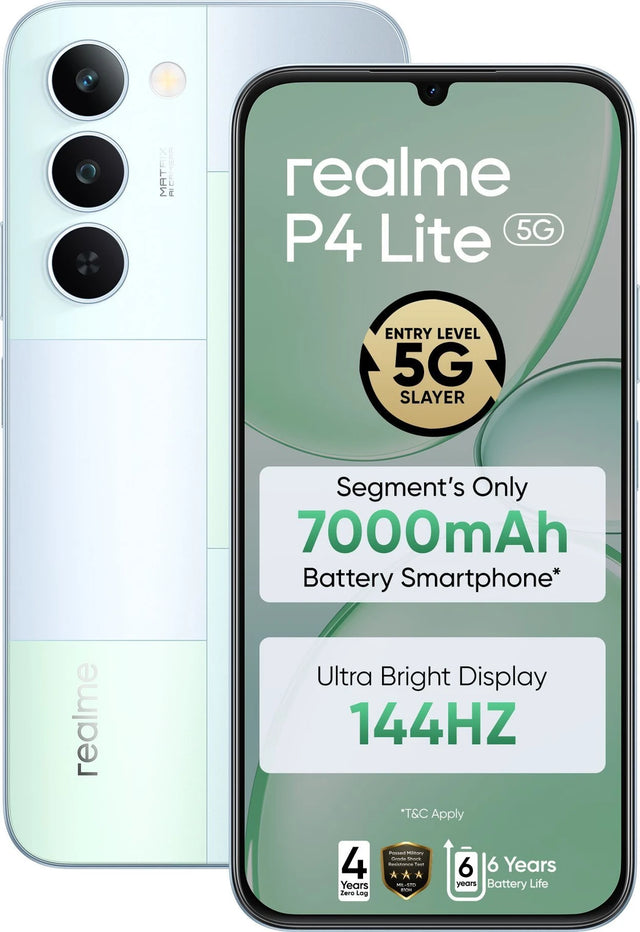 realme P4 Lite 5G Mosaic Green, 4GB + 64GB